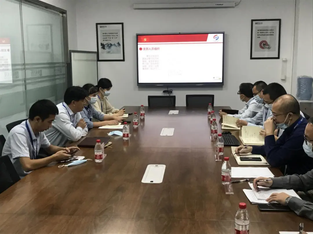 党委副书记万山调研督导第五党支部党建、“百日攻坚”事情