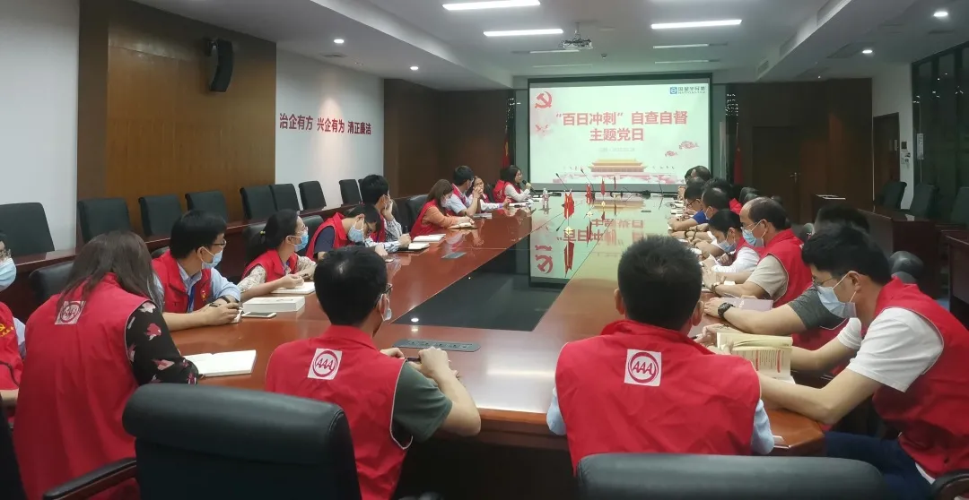 南宫NG娱乐半导体党支部开展 “百日冲刺”自查自督主题党日活动