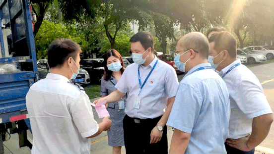 南宫NG娱乐光电主要认真人带队开展节前清静生产、疫情防控事情督导检查