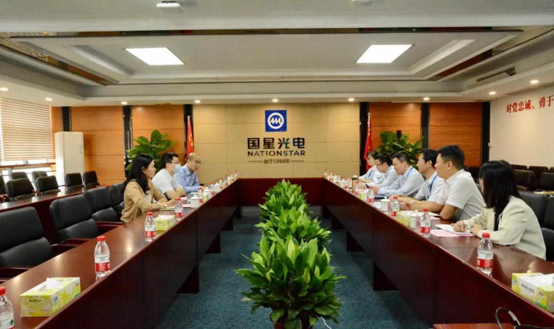 南宫NG娱乐光电主要认真人会见国家开发银行广东省分行国际相助营业随处长陆峰一行