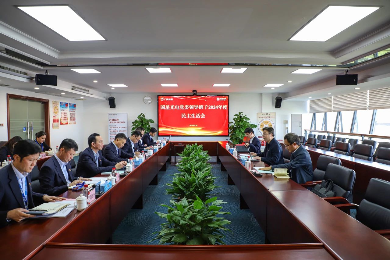 南宫NG娱乐光电党委召开2024年度民主生涯会